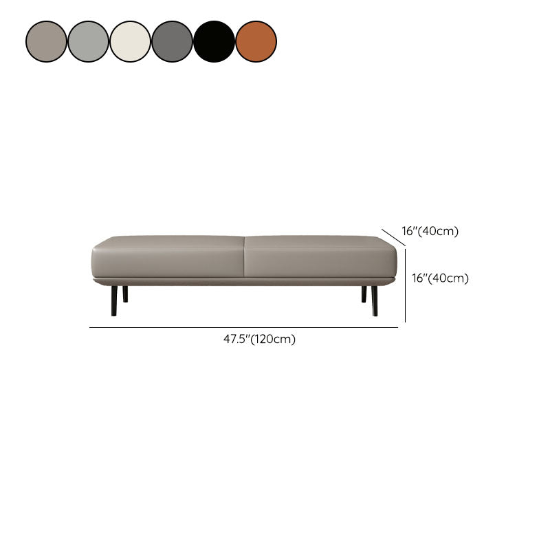 15.6-inch W Bedroom Bench Modern Seating Bench with Upholstered Clearhalo 'Benches' 'Chairs & Seating' 'furn' 'furn_benches' 'Furniture' 'Living Room Furniture' 6880635