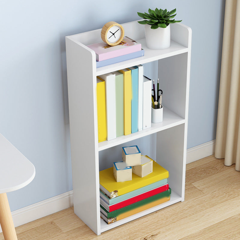 Engineered Wood Bookshelf Standard Scandinavian Open Back Bookcase 11.8"L x 6.7"W x 23.6"H White 3 Clearhalo 'Bookcases' 'furn' 'furn_bookcases' 'Furniture' 'Office Furniture' 6880681