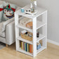 Engineered Wood Bookshelf Standard Scandinavian Open Back Bookcase 12"L x 12"W x 24"H White 4 Clearhalo 'Bookcases' 'furn' 'furn_bookcases' 'Furniture' 'Office Furniture' 6880684
