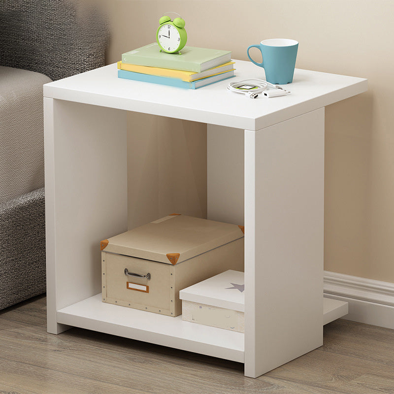 Engineered Wood Bookshelf Standard Scandinavian Open Back Bookcase 12"L x 9"W x 16"H White 2 Clearhalo 'Bookcases' 'furn' 'furn_bookcases' 'Furniture' 'Office Furniture' 6880688