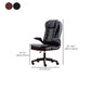 Modern Swivel Chair Adjustable Seat Height Faux Leather Office Chair with Wheels Clearhalo 'furn' 'furn_office_chair' 'Furniture' 'Office Chairs' 'Office Furniture' 'office_chair' 6880890