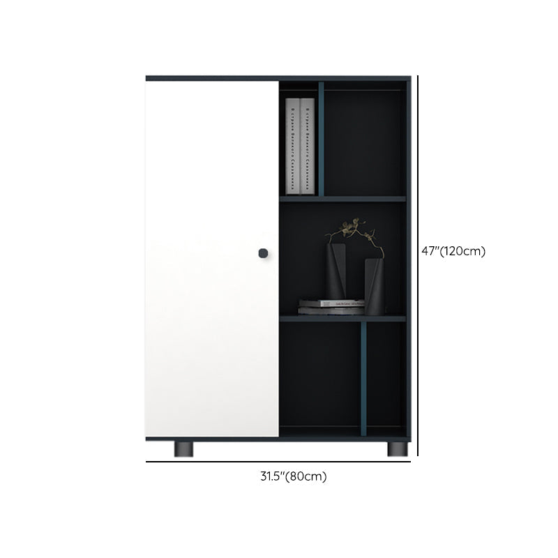 Pannello di contrasto di archivio contemporaneo Pannello di archiviazione verticale