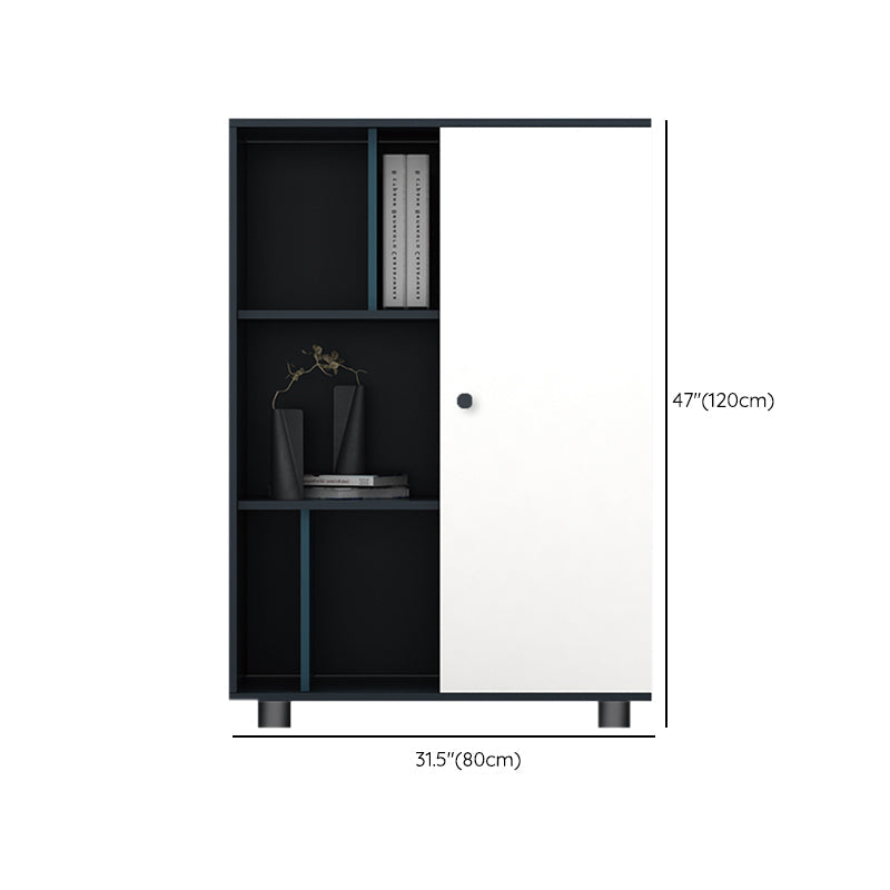 Pannello di contrasto di archivio contemporaneo Pannello di archiviazione verticale