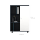 Pannello di contrasto di archivio contemporaneo Pannello di archiviazione verticale