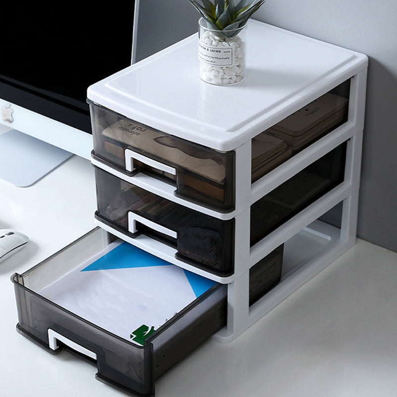 Cabine trasparenti di archiviazione verticale mobile moderno mobile in plastica