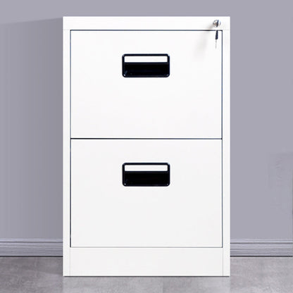 Modern Metal File Cabinet Pure Color Filing Cabinet for Home Office Black White 2 Clearhalo 'Filing Cabinets' 'filling_cabinets' 'furn' 'furn_filling_cabinets' 'Furniture' 'Office Furniture' 6880966