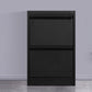 Modern Metal File Cabinet Pure Color Filing Cabinet for Home Office Black 2 Clearhalo 'Filing Cabinets' 'filling_cabinets' 'furn' 'furn_filling_cabinets' 'Furniture' 'Office Furniture' 6880971