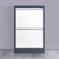 Modern Metal File Cabinet Pure Color Filing Cabinet for Home Office Gray-White 2 Clearhalo 'Filing Cabinets' 'filling_cabinets' 'furn' 'furn_filling_cabinets' 'Furniture' 'Office Furniture' 6880979