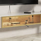 Contemporary TV Console Floating TV Media Console with Drawers Clearhalo 'furn' 'furn_tv_stands_entertainment_centers' 'Furniture' 'Living Room Furniture' 'TV Stands & Entertainment Centers' 'TV Stands & Media Storage Furniture' 'tv_stands_entertainment_centers' 6882010