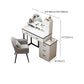 Contemporary Makeup Vanity Desk Table with 5 Drawers and Mirror