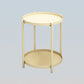 Modern Accent Table Nightstand Metal Antique Finish Night Table Yellow 1 Piece Clearhalo 'Bedroom Furniture' 'furn' 'furn_night_stand' 'Furniture' 'night_stand' 'Nightstands' 6882175