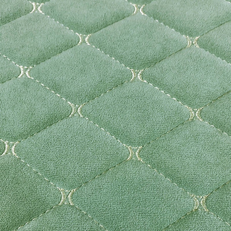 36.22"H Square Arm Sleeper Glam Styled Sleeper Sofa Bed in Green