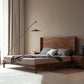 Testiera in legno massiccio materasso da letto standard incluso telaio del letto con gambe personalizzate