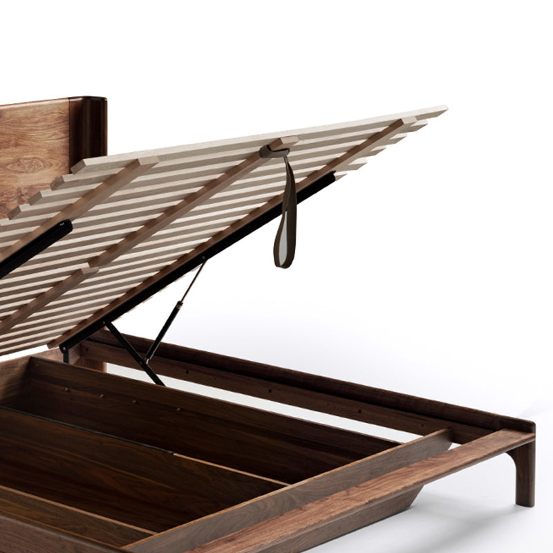 Testiera in legno massiccio materasso da letto standard incluso telaio del letto con gambe personalizzate