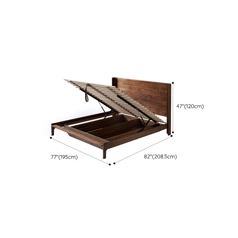 Testiera in legno massiccio materasso da letto standard incluso telaio del letto con gambe personalizzate