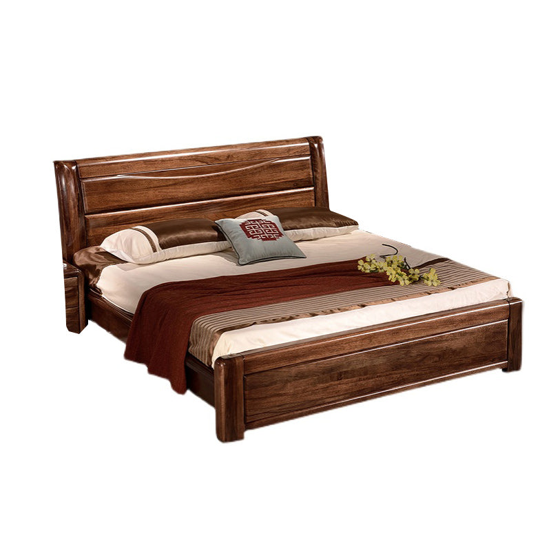 Legno in legno in legno in legno standard sollevare il telaio del letto di stoccaggio con testiera