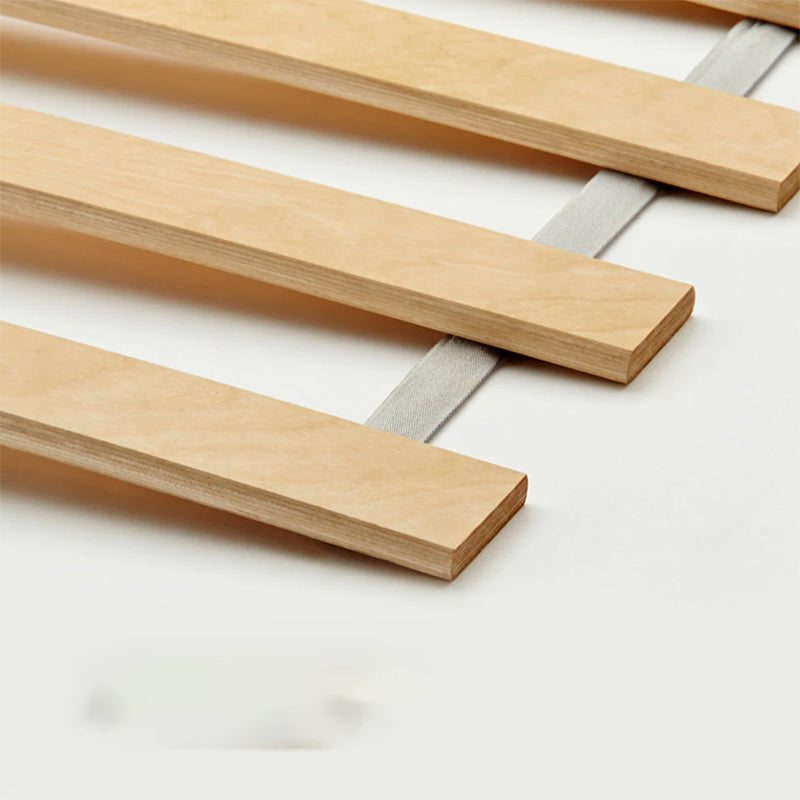 オープンフレームヘッドボード付きホワイトメタルパネルベッドグラム標準ベッド