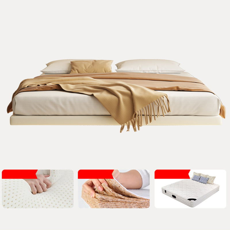 Piattaforma piattaforma letto in legno massiccio senza testiera e pedana, luce non inclusa