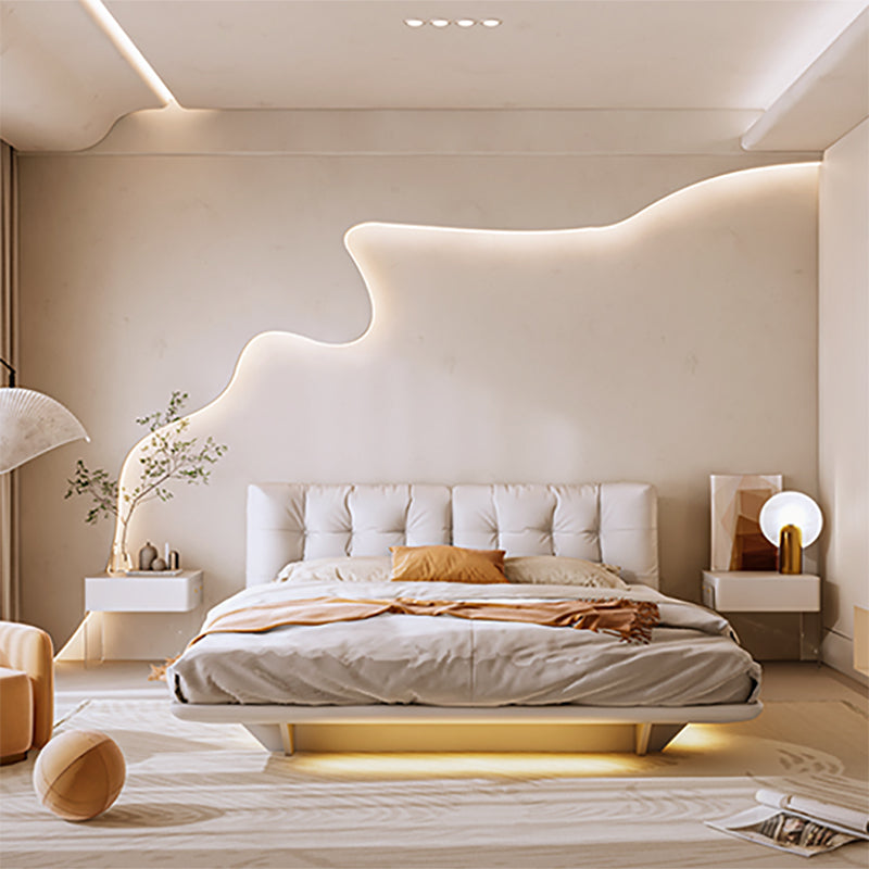 Struttura a colori solidi a sollevamento bianco contemporaneo, luce non inclusa