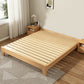 Die zeitgenössische natürliche Matratze umfasste feste Holz -Standard -Bett aus massivem Holz