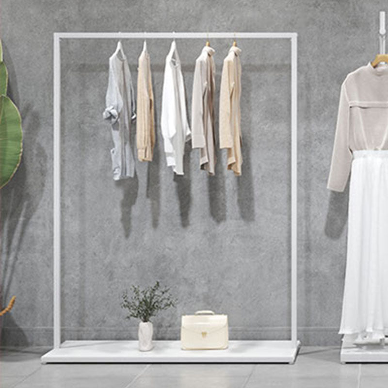 Contemporary Metal Coat Rack Free Standing Coat Hangers for Living Room 59"L x 16"W x 67"H Clearhalo 'Entry & Mudroom Furniture' 'furn' 'furn_hall_tree_coat_racks' 'Furniture' 'Hall Trees & Coat Racks' 'hall_tree_coat_racks' 6883351