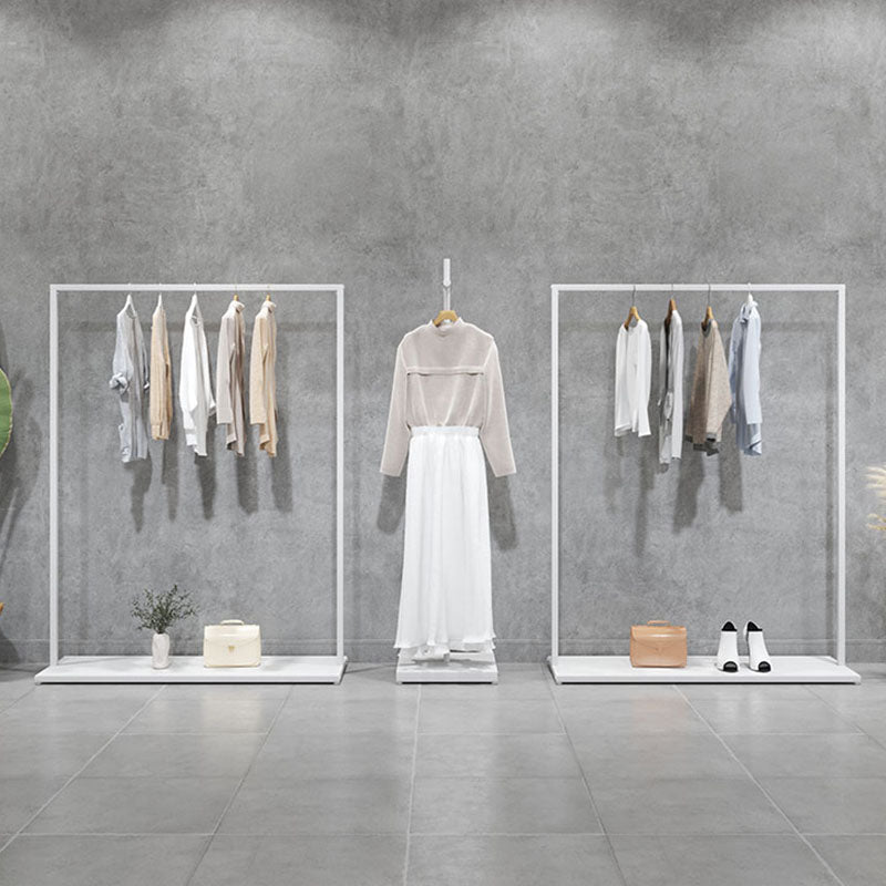 Contemporary Metal Coat Rack Free Standing Coat Hangers for Living Room Clearhalo 'Entry & Mudroom Furniture' 'furn' 'furn_hall_tree_coat_racks' 'Furniture' 'Hall Trees & Coat Racks' 'hall_tree_coat_racks' 6883359