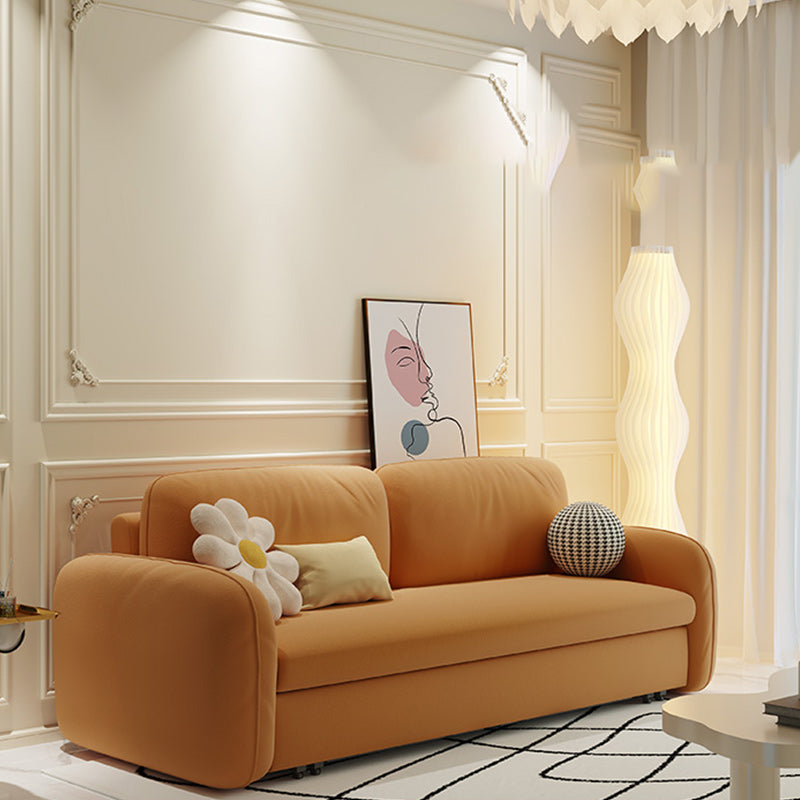 Brown Convertible Sofas Living Room Scandinavian Futon Sleeper Sofa Bed