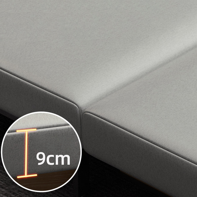 Divano a pelo in pista in finta pelle scandinava