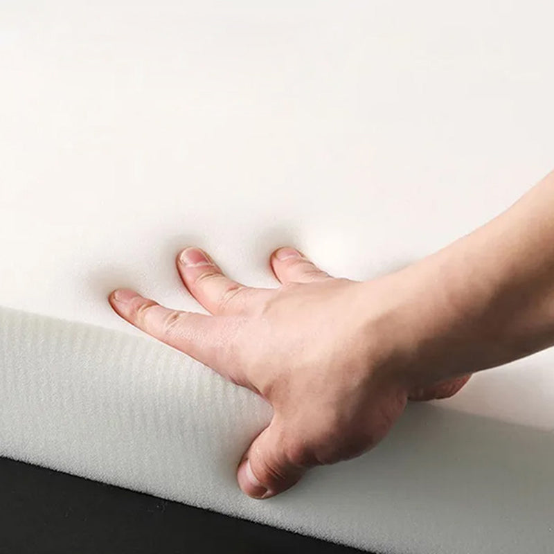 Contemporary Faux Leather Sleeper Sofa 30.7"H Slope Arm Sofa Bed