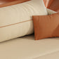 Scandinavian Square Arm Sofa Bed 33.46" H Sleeper with Storage