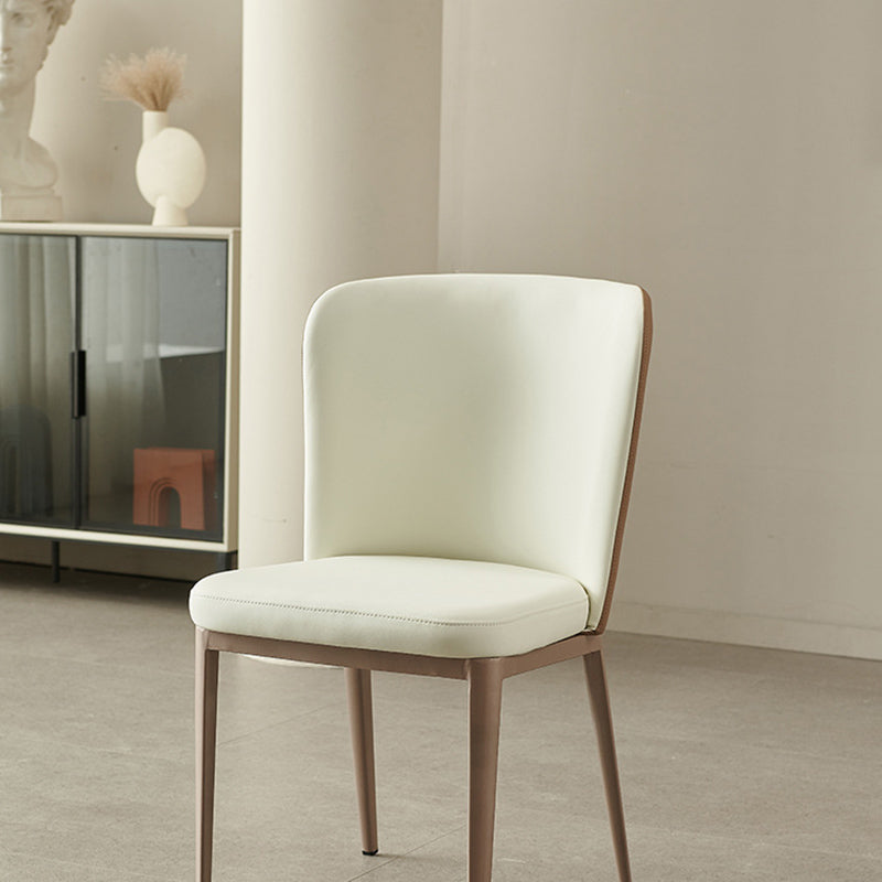 Set da pranzo moderno con sedie a schiera solida 1/4/5/7 pezzi set di dinette bianca