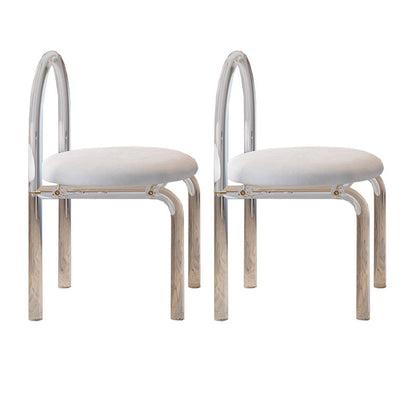 Set da pranzo in pietra bianca con sedie acriliche 1/2/5/7 PC set di dinette moderne