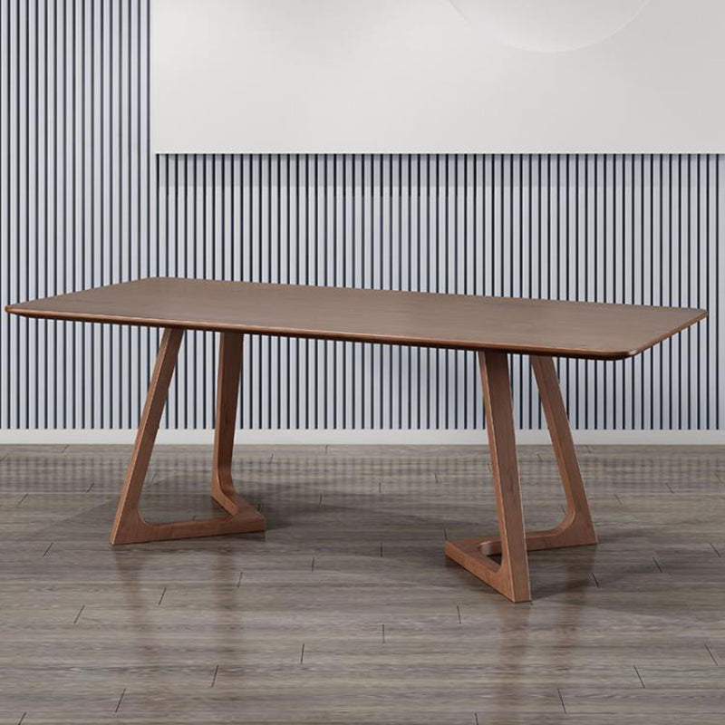 Set da pranzo in legno marrone 1/4/5/6 pezzi set di dinette moderna per casa
