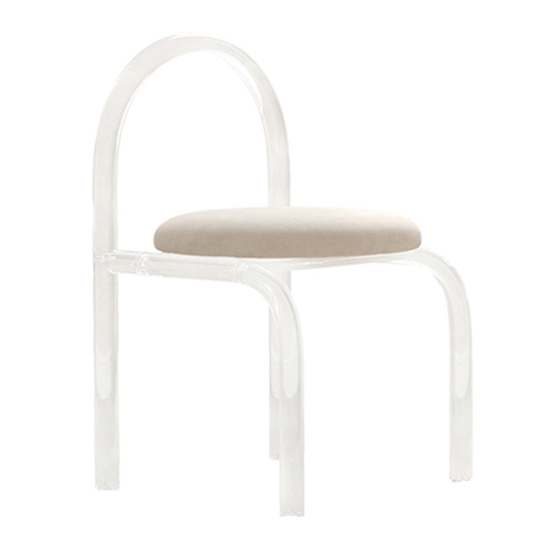 Acrylic Contemporary Dining Set 1/2/5 Pcs Rectangle Dining Table Set for Home Clearhalo 'Dining Room Sets' 'Dining Tables & Seating' 'dining_room_set' 'furn' 'furn_dining_room_set' 'Furniture' 'Kitchen & Dining Furniture' 6886579