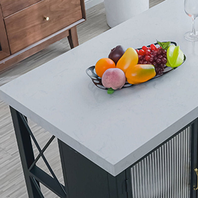 Tavolo da pranzo dell'isola da cucina Tavolo di preparazione con mobile in magazzino