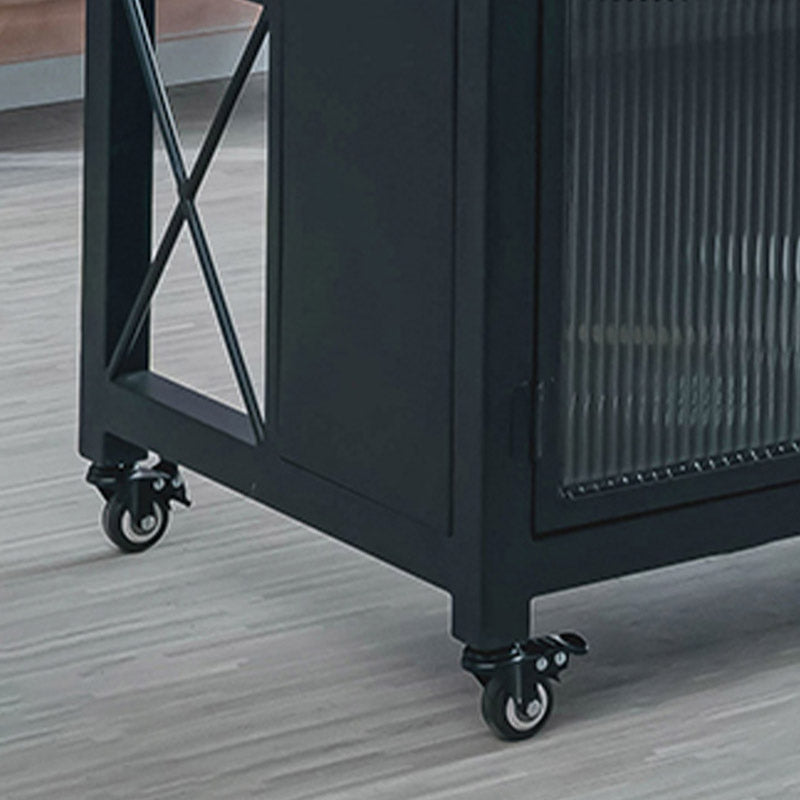 Tavolo da pranzo dell'isola da cucina Tavolo di preparazione con mobile in magazzino