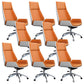 Contemporary No Arm Executive Chair Wheels Included Managers Chair for Office