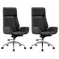 Contemporary No Arm Executive Chair Wheels Included Managers Chair for Office