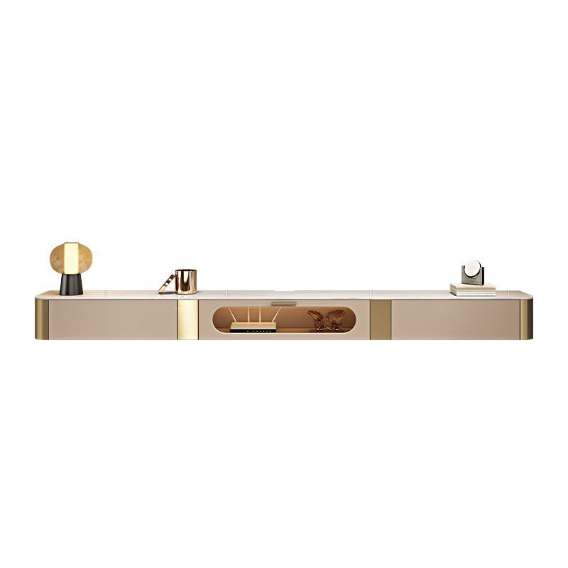 Modern Stone TV Media Console Wall-mounted Stand Console for Living Room Clearhalo 'furn' 'furn_tv_stands_entertainment_centers' 'Furniture' 'Living Room Furniture' 'TV Stands & Entertainment Centers' 'TV Stands & Media Storage Furniture' 'tv_stands_entertainment_centers' 6890331