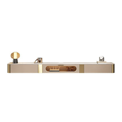 Modern Stone TV Media Console Wall-mounted Stand Console for Living Room Clearhalo 'furn' 'furn_tv_stands_entertainment_centers' 'Furniture' 'Living Room Furniture' 'TV Stands & Entertainment Centers' 'TV Stands & Media Storage Furniture' 'tv_stands_entertainment_centers' 6890331