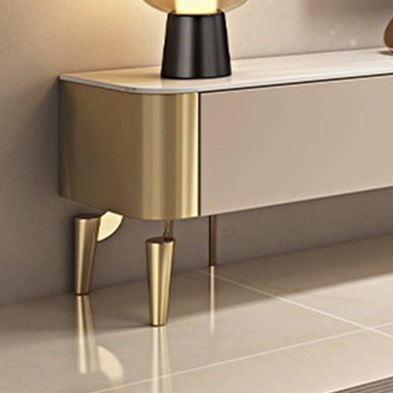 Modern Stone TV Media Console Wall-mounted Stand Console for Living Room Clearhalo 'furn' 'furn_tv_stands_entertainment_centers' 'Furniture' 'Living Room Furniture' 'TV Stands & Entertainment Centers' 'TV Stands & Media Storage Furniture' 'tv_stands_entertainment_centers' 6890338