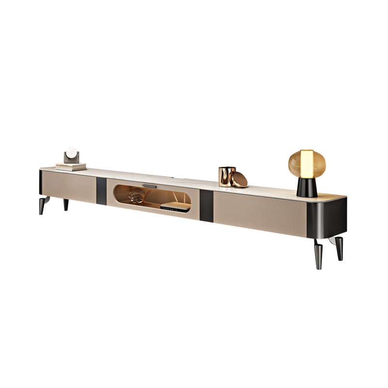 Modern TV Media Console Enclosed Storage TV Console with 2 Drawers Clearhalo 'furn' 'furn_tv_stands_entertainment_centers' 'Furniture' 'Living Room Furniture' 'TV Stands & Entertainment Centers' 'TV Stands & Media Storage Furniture' 'tv_stands_entertainment_centers' 6890346