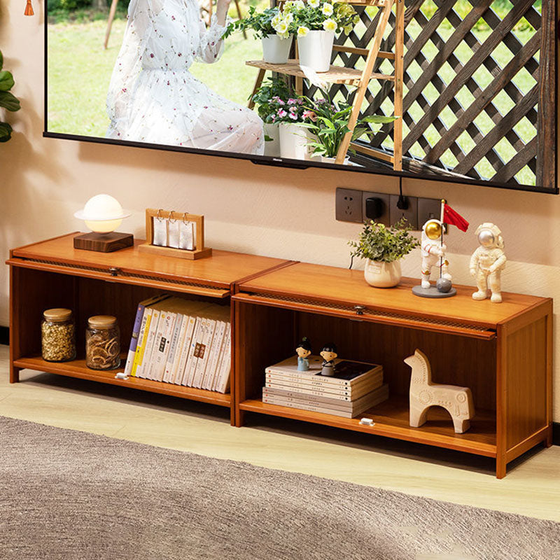 Enclosed Storage TV Console Scandinavian TV Media Console for Living Room Clearhalo 'furn' 'furn_tv_stands_entertainment_centers' 'Furniture' 'Living Room Furniture' 'TV Stands & Entertainment Centers' 'TV Stands & Media Storage Furniture' 'tv_stands_entertainment_centers' 6890374