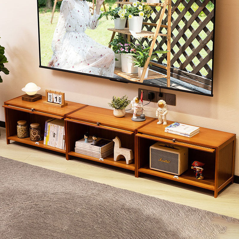 Enclosed Storage TV Console Scandinavian TV Media Console for Living Room Clearhalo 'furn' 'furn_tv_stands_entertainment_centers' 'Furniture' 'Living Room Furniture' 'TV Stands & Entertainment Centers' 'TV Stands & Media Storage Furniture' 'tv_stands_entertainment_centers' 6890375