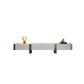 Glam Media Console Stone TV Stand with Drawers for Living Room Black-Gray Clearhalo 'furn' 'furn_tv_stands_entertainment_centers' 'Furniture' 'Living Room Furniture' 'TV Stands & Entertainment Centers' 'TV Stands & Media Storage Furniture' 'tv_stands_entertainment_centers' 6890385