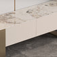 Glam Media Console Stone TV Stand with Drawers for Living Room Clearhalo 'furn' 'furn_tv_stands_entertainment_centers' 'Furniture' 'Living Room Furniture' 'TV Stands & Entertainment Centers' 'TV Stands & Media Storage Furniture' 'tv_stands_entertainment_centers' 6890391