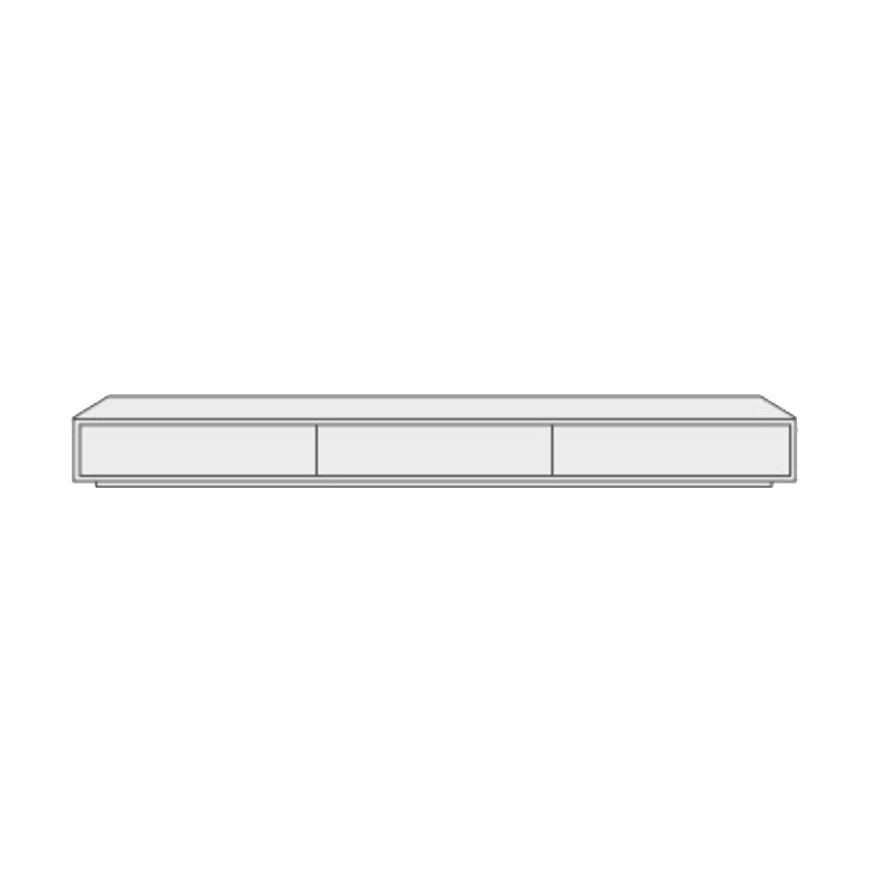 Console multimédia TV moderne en bois, support de rangement fermé pour salon