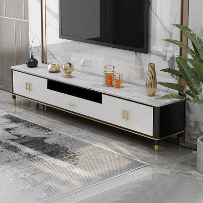 Glam TV-mediaconsole TV-console met open opbergruimte voor de woonkamer