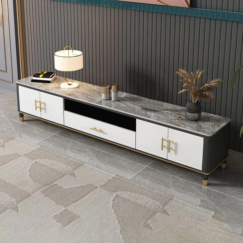 Glam TV-mediaconsole TV-console met open opbergruimte voor de woonkamer