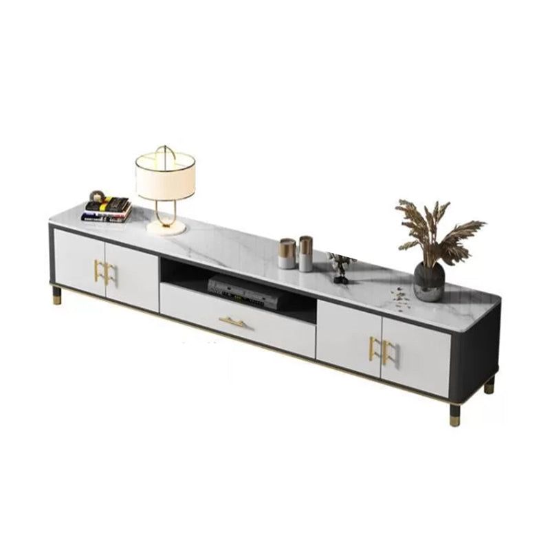 Glam TV-mediaconsole TV-console met open opbergruimte voor de woonkamer